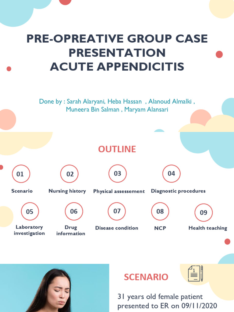 Acute Appendicitis Case Presentation | PDF | Clinical Medicine ...