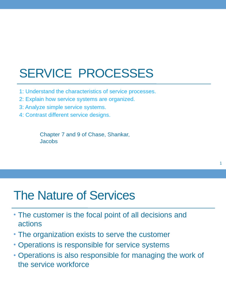 Service Process-Technology and Operations Management | PDF | Operations ...