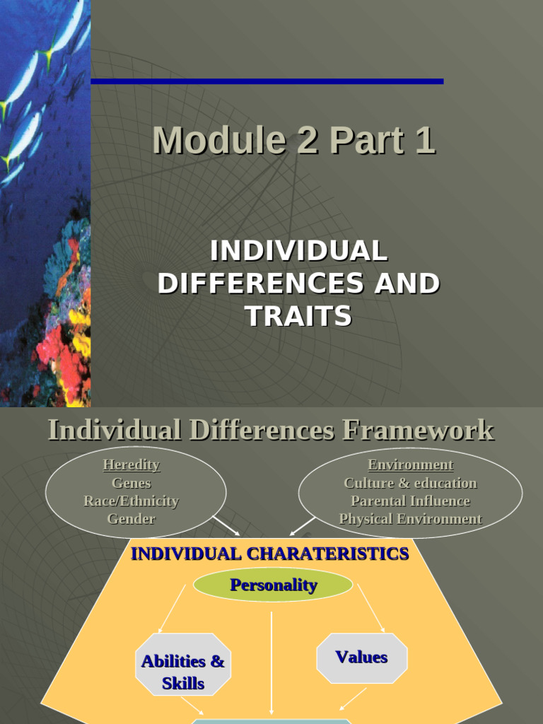 Mouled 2 Part 1 Individual Differences | PDF | Perception | Attitude ...