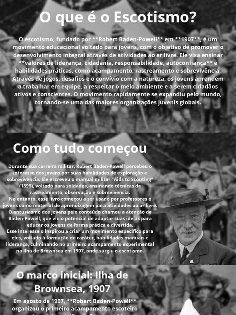 O Que É o Escotismo? | PDF