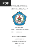 Download Tugas Besar Mekanika Rekayasa 5 Tomi by Tomi Kazuo SN78722954 doc pdf