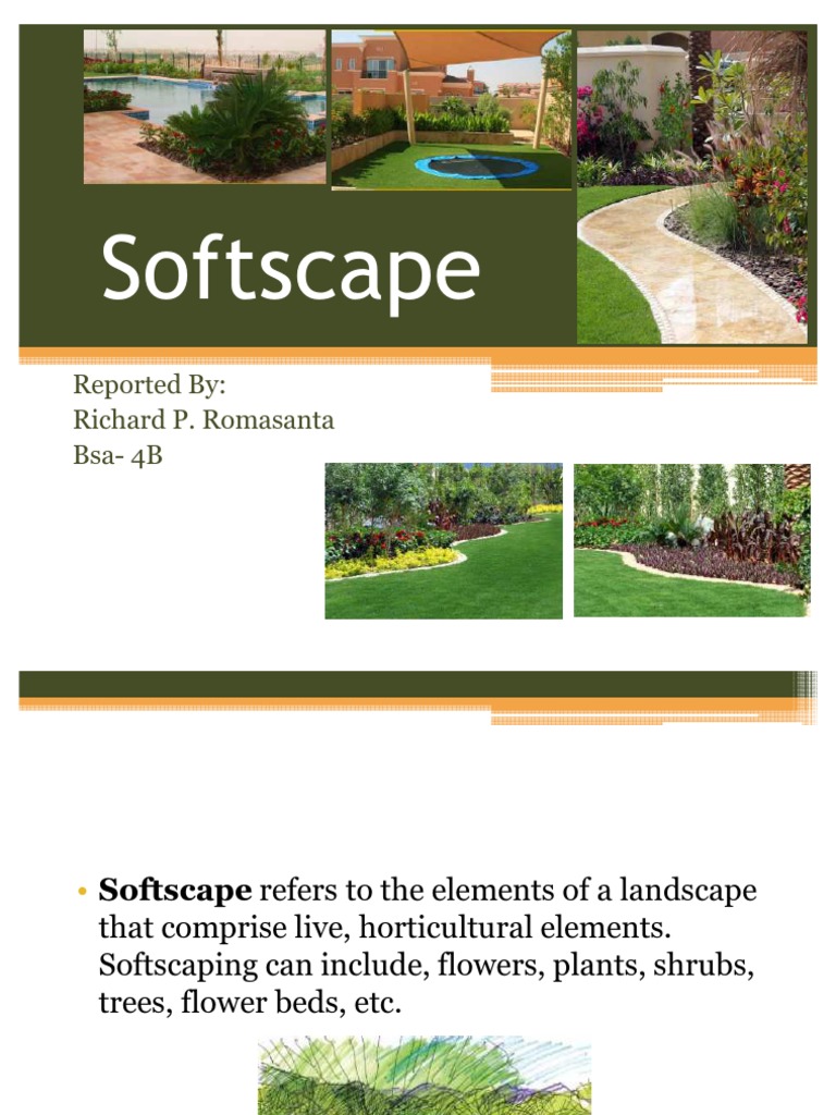 Understanding Softscape and Hardscape | PDF | Home & Garden | Science ...