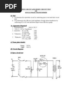 Em Lab Ii Manual Transformer Voltage