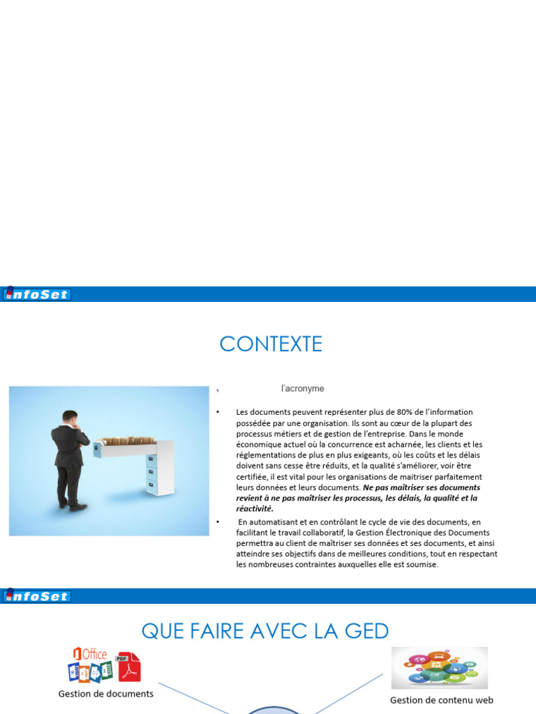 Gestion Électronique des Documents (GED) | PDF | Informatique ...
