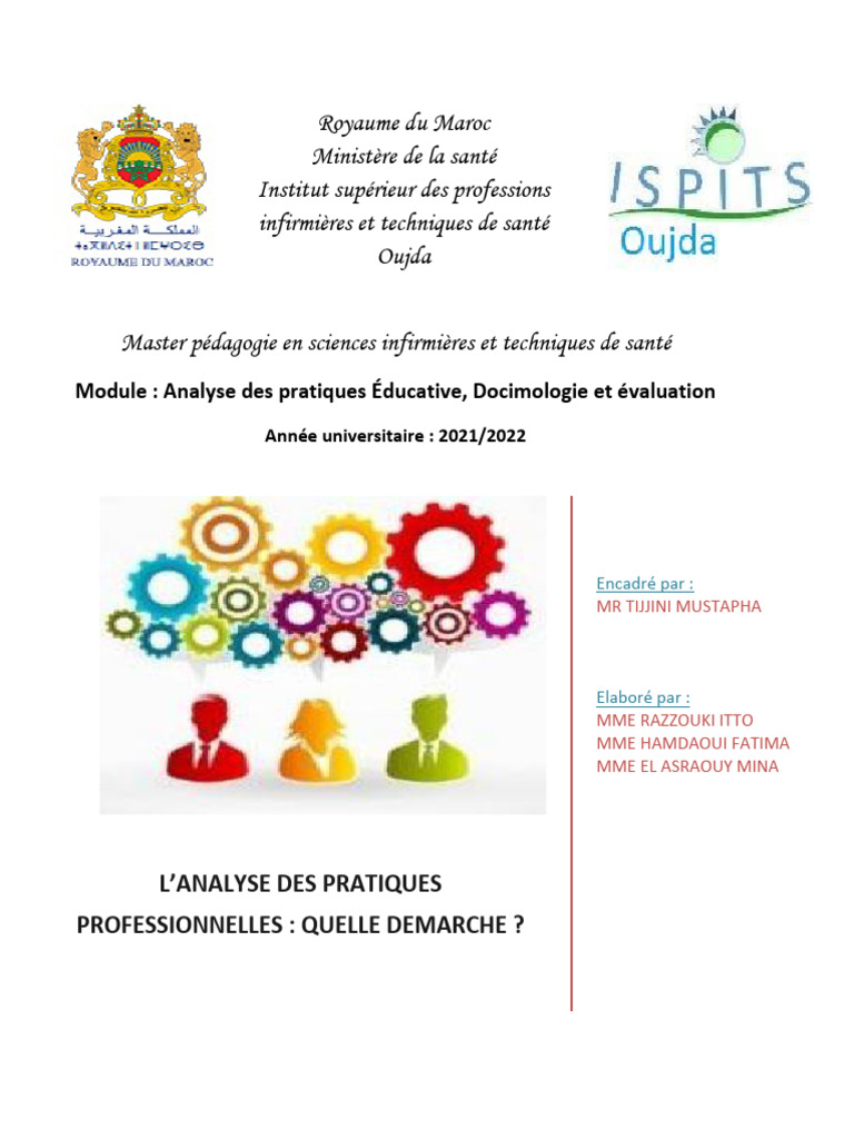 Analyse des Pratiques Professionnelles | PDF | Pédagogie | Apprentissage