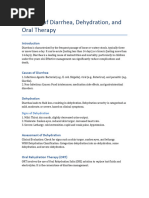 Homemade ORS for Diarrhea Relief | PDF | Diarrhea