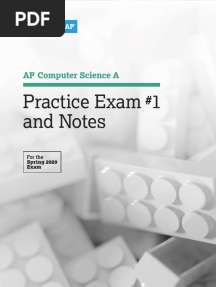 AP Comp Sci A 2020 Practice Questions