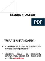 Standardization