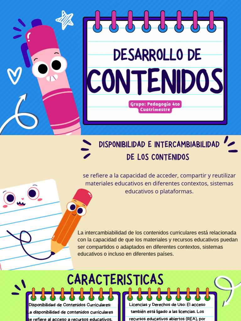 Desarrollo de Los Contenidos | PDF | Plan de estudios | Aprendizaje