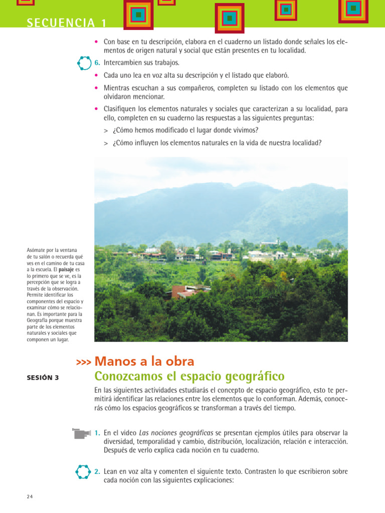 Geografiai Vol.1 Alumno 25 30 | PDF | Geografía | Ciencias Naturales