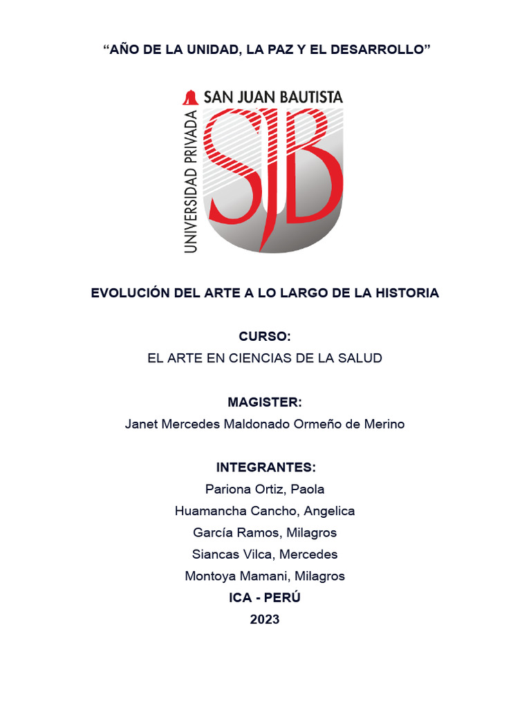 Evolución del Arte a lo Largo de la Historia | PDF | Las artes