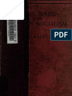 Karl Marx and Modern Socialism 1921