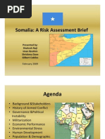 Somalia Risk Assessment Brief