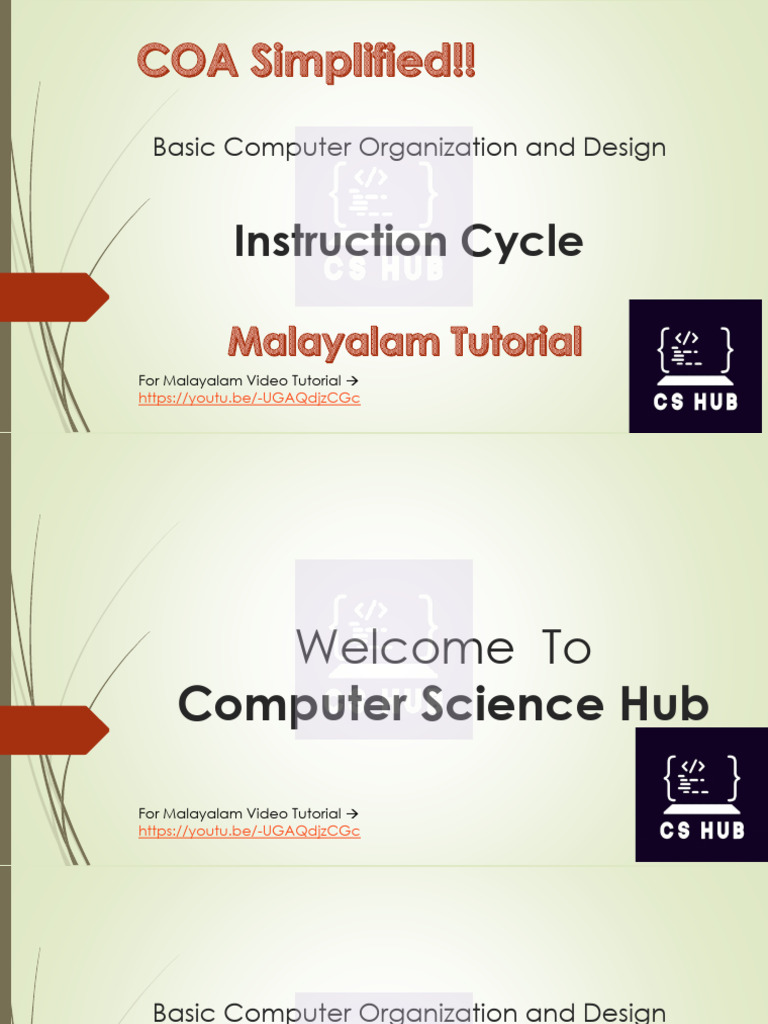 7.instruction cycle | PDF | Integrated Circuit | Computer Science