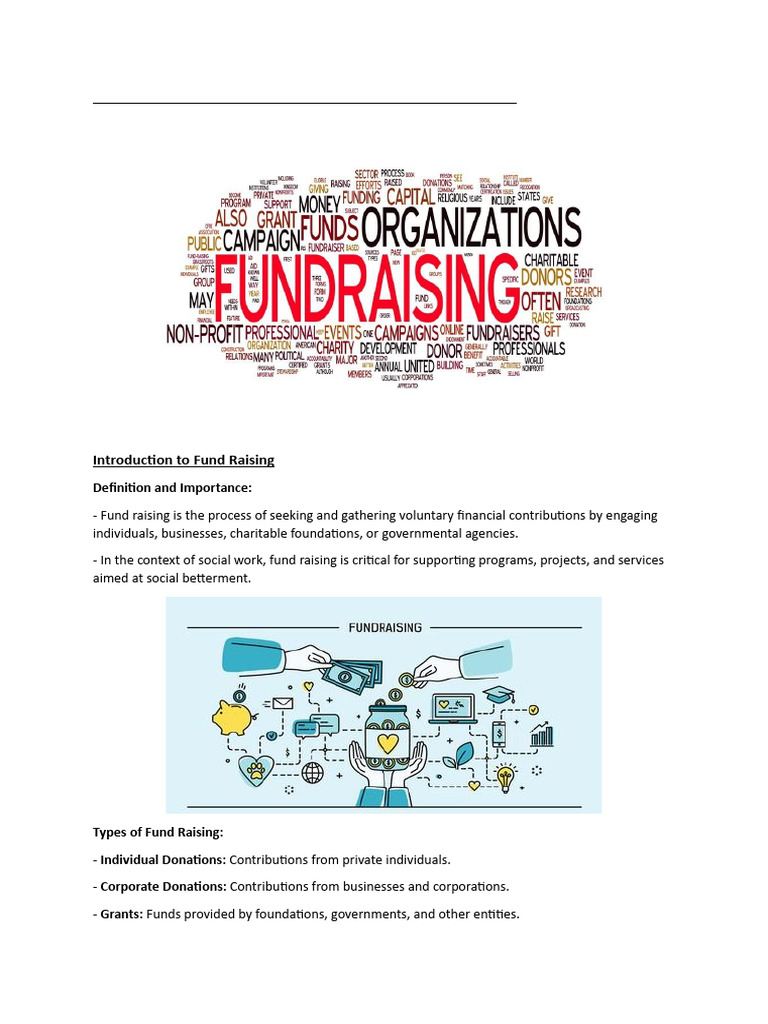 Fund Raising Techniques in India | PDF | Fundraising | Corporate Social ...