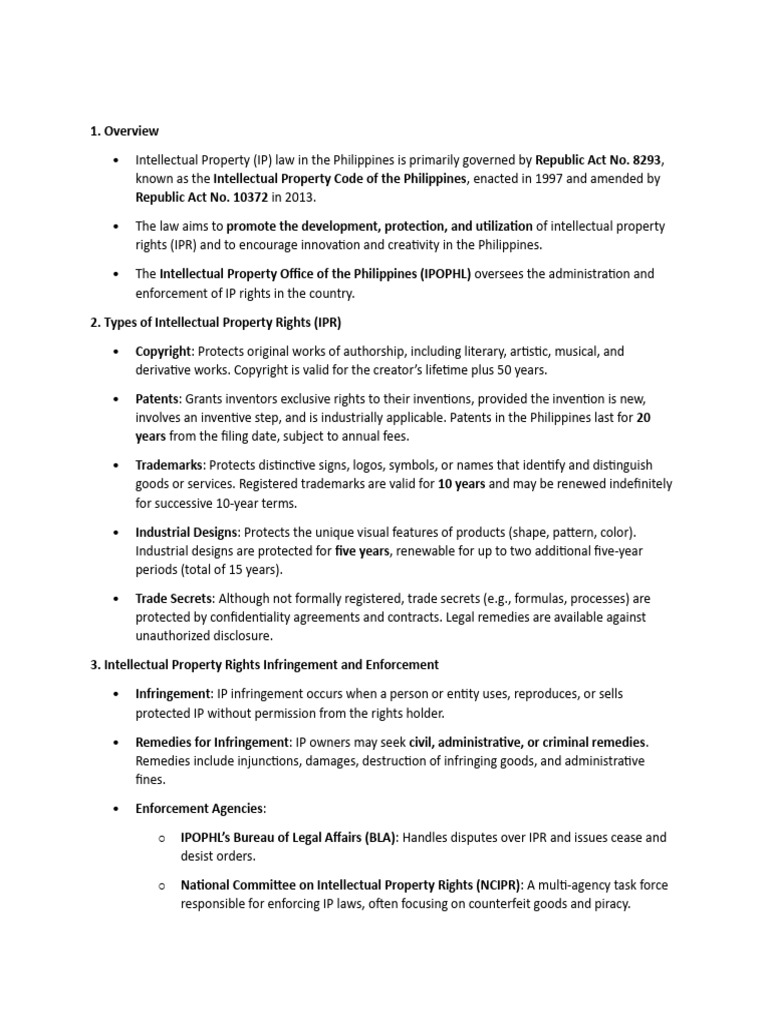Intellectual Property Law | PDF | Intellectual Property | Copyright ...