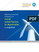 Report - Exploring Community Acceptance of Rural Wind Farms in Australia A Snapshot - CSIRO2012