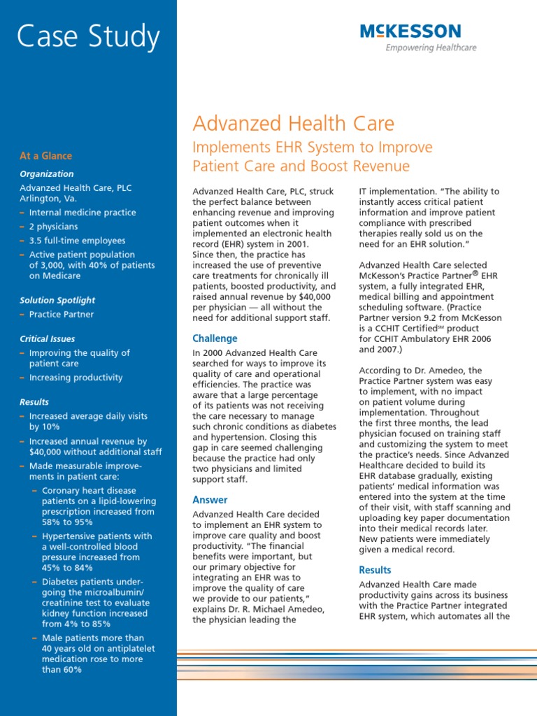 4 Ds In Health Care Case Study