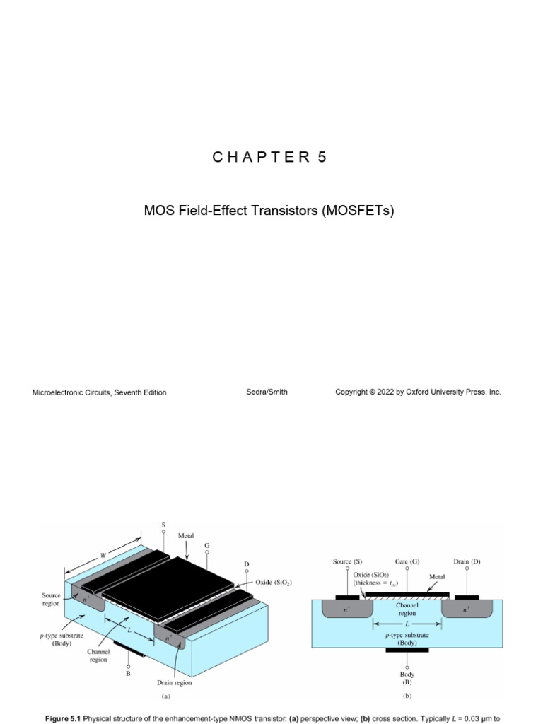 MOS Field-Effect Transistors | PDF | Mosfet | Field Effect Transistor