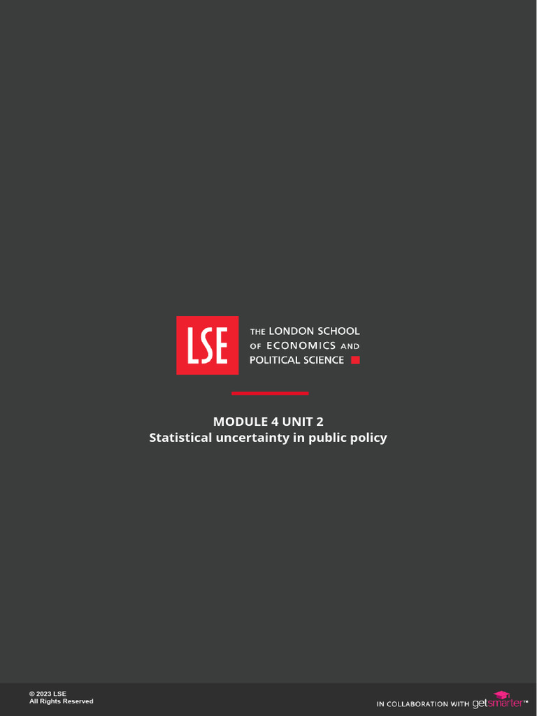 Lse ppa m4u2 notes pdf standard error normal distribution
