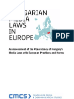 Hungarian Media Laws in Europe 0