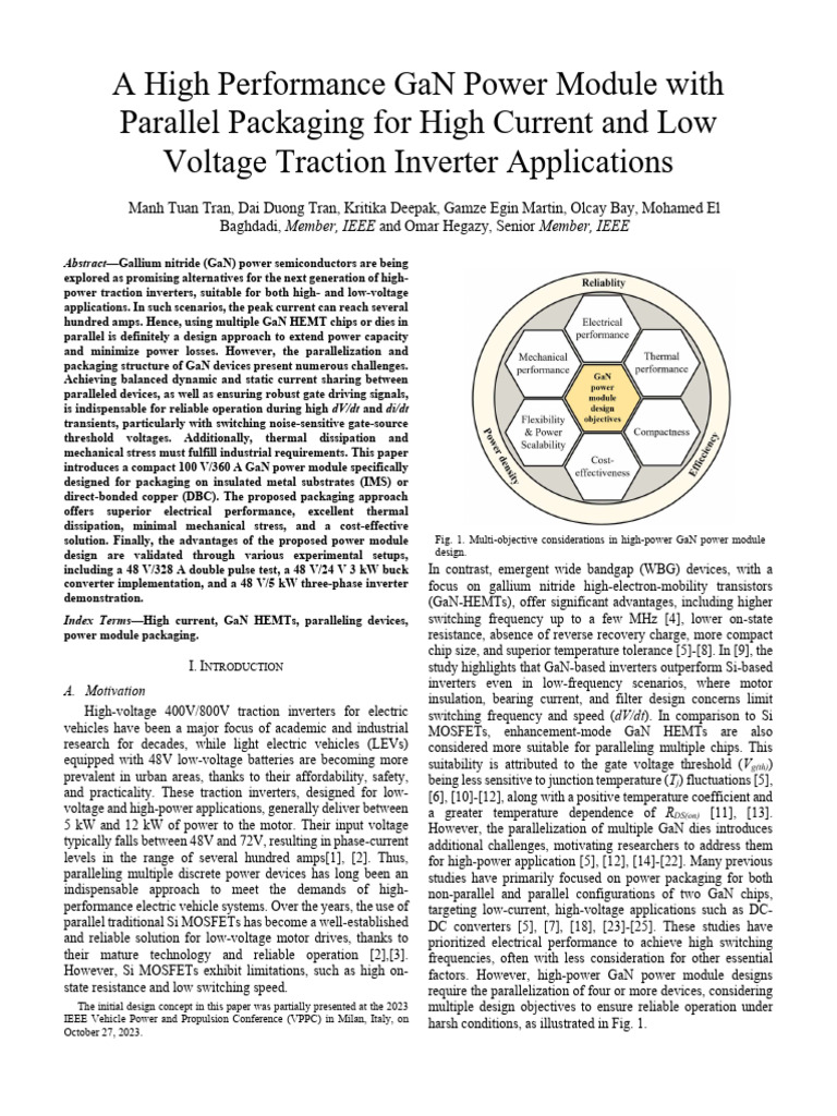 High-Performance GaN Power Module Design | PDF | Printed Circuit Board ...
