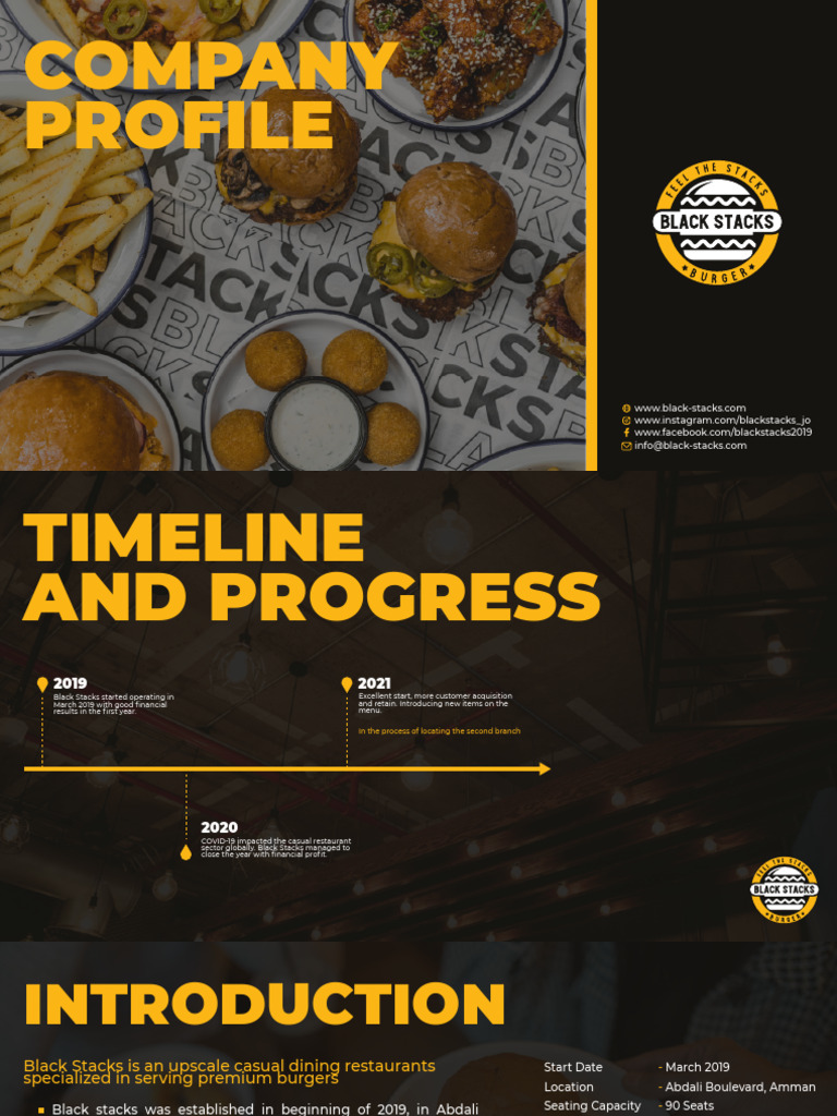 Black Stacks: Premium Burger Dining | PDF | Restaurants | Foodservice