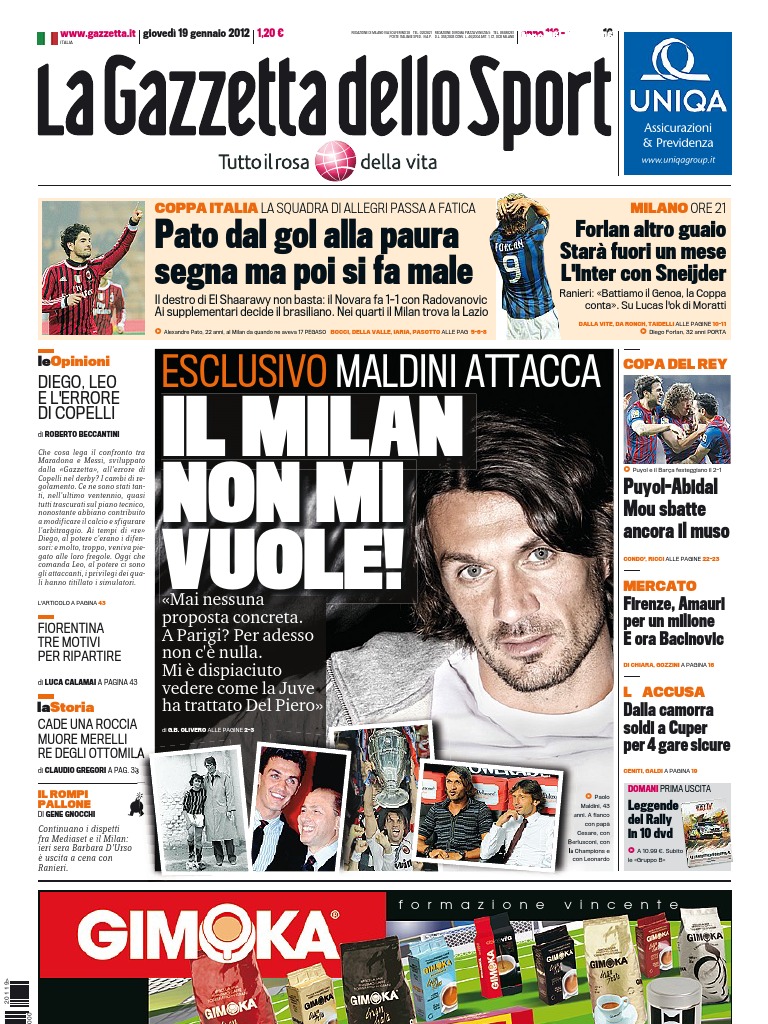 La Gazzetta Dello Sport N. 195 Del 19 Agosto 1995 - Leone Ravanelli
