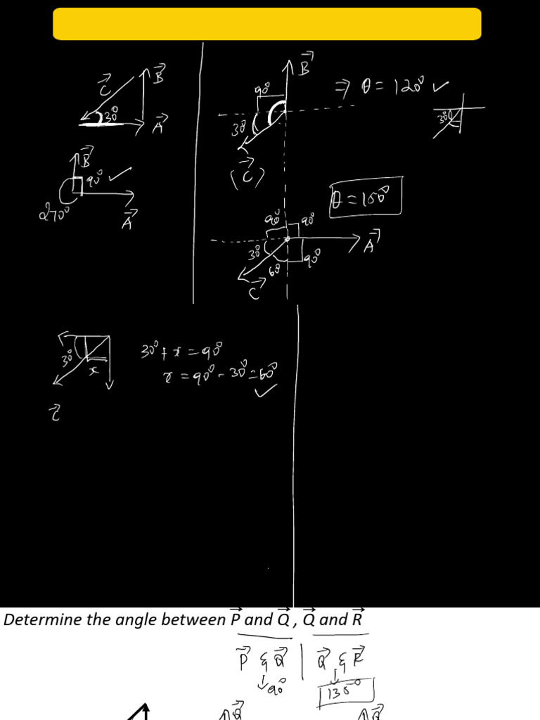 Understanding Vector Angles and Types | PDF