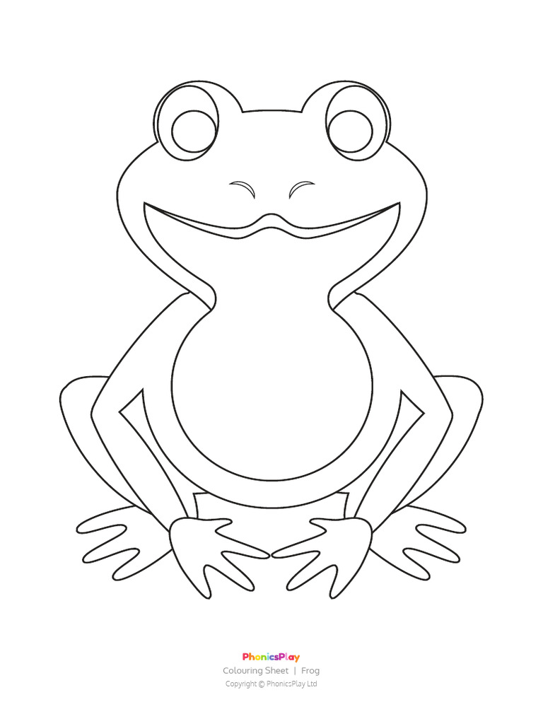 Printables Colouring Frog | PDF