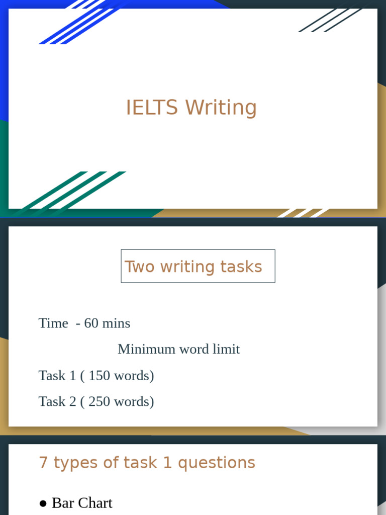 IELTS Writing Task Guide and Scoring | PDF | Teaching Methods & Materials