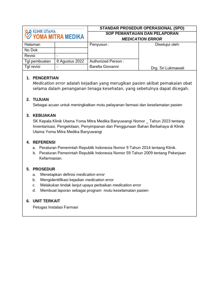 Near Fatal Medication Error