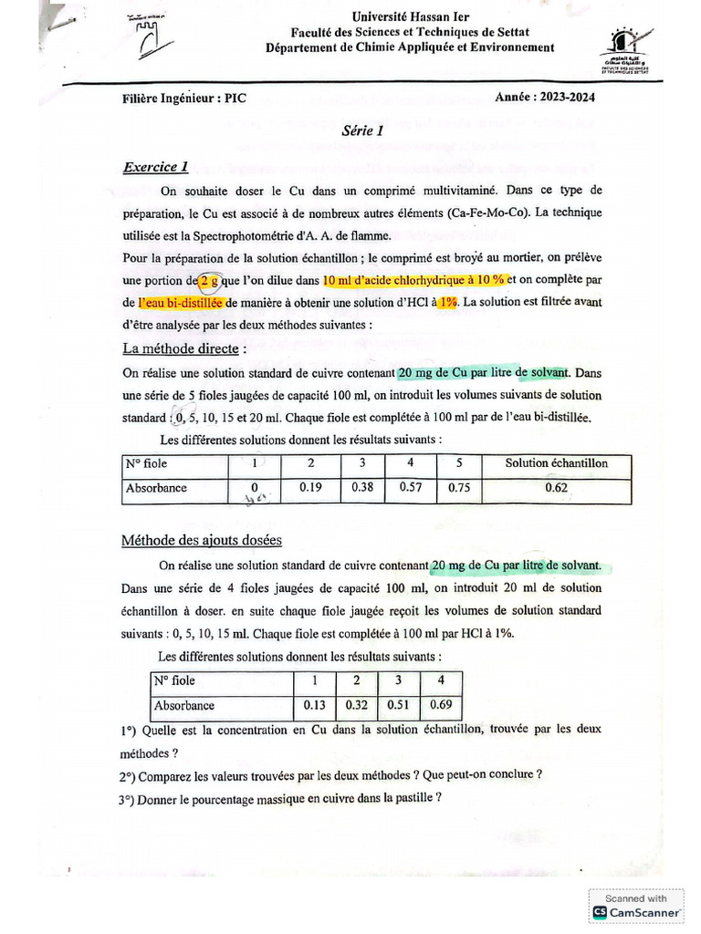 TD SAA ET DRX Avec Correction de QLQ Exo | PDF