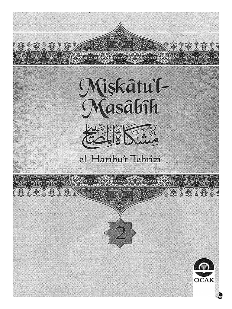 (Mişkatu'L-Masabih) Hatib Et-Tebrizi 02.cilt | PDF