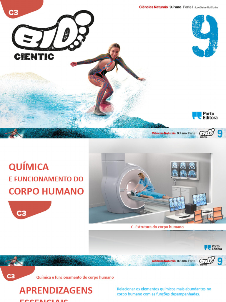 Bctic9 - PPT - c3 Quimica e Funcionamento Do Corpo Humano | PDF | Corpo ...