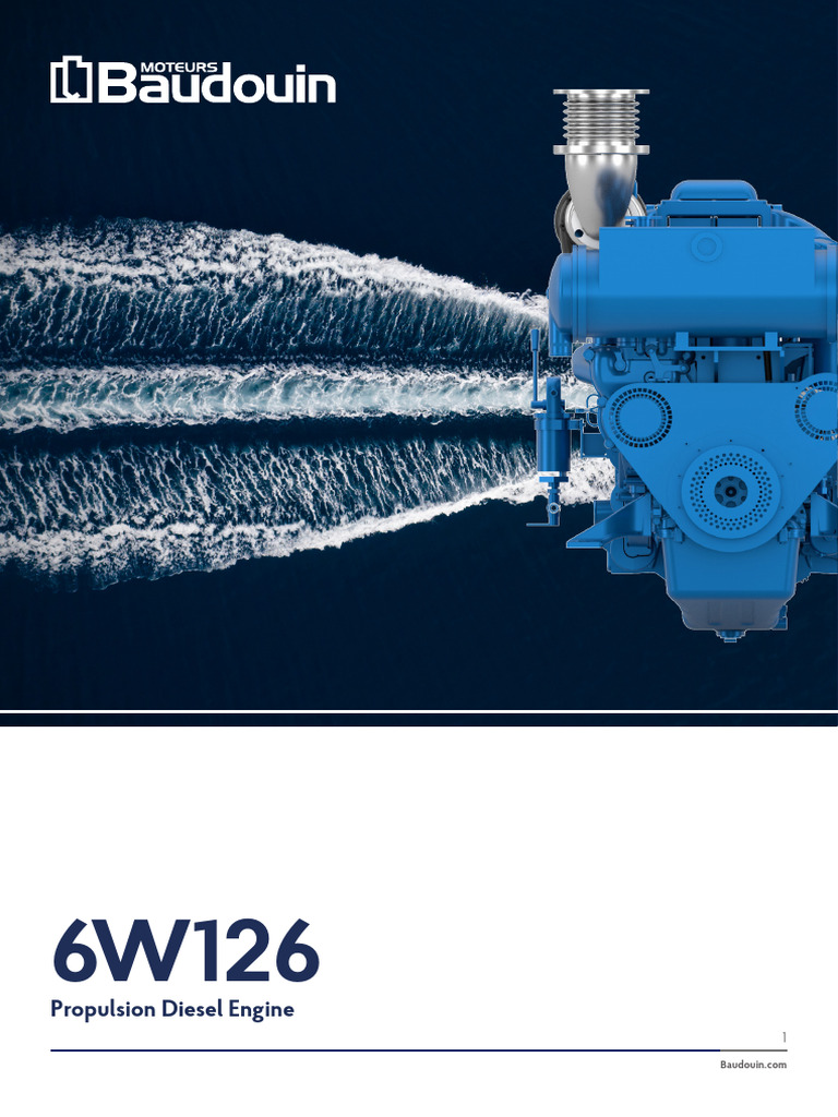 Baudouin 6W126 Diesel Engine Specs | PDF | Engines | Diesel Engine