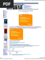 Download K-Means Clustering Tutorial_ Matlab Code by akumar5189 SN78737699 doc pdf