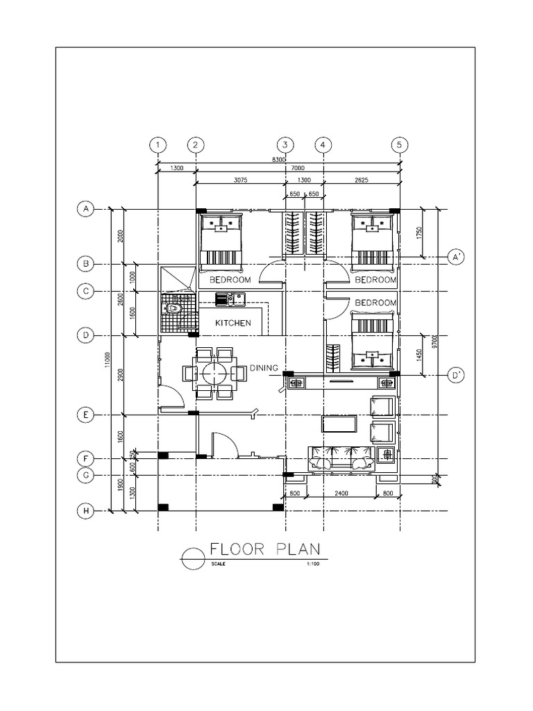 Kuya's House Floor Lay-Out | PDF