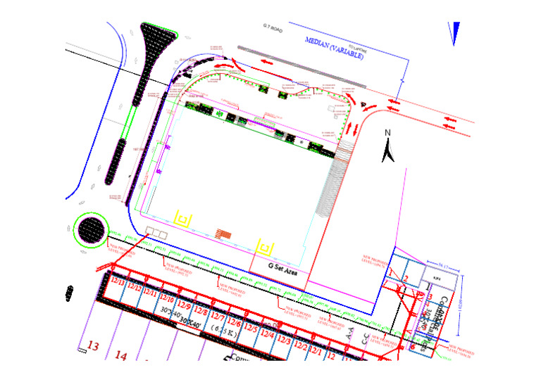 Commercial Plot Dimensions and Levels | PDF