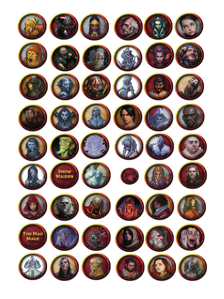 Portraits Curse of Strahd | PDF