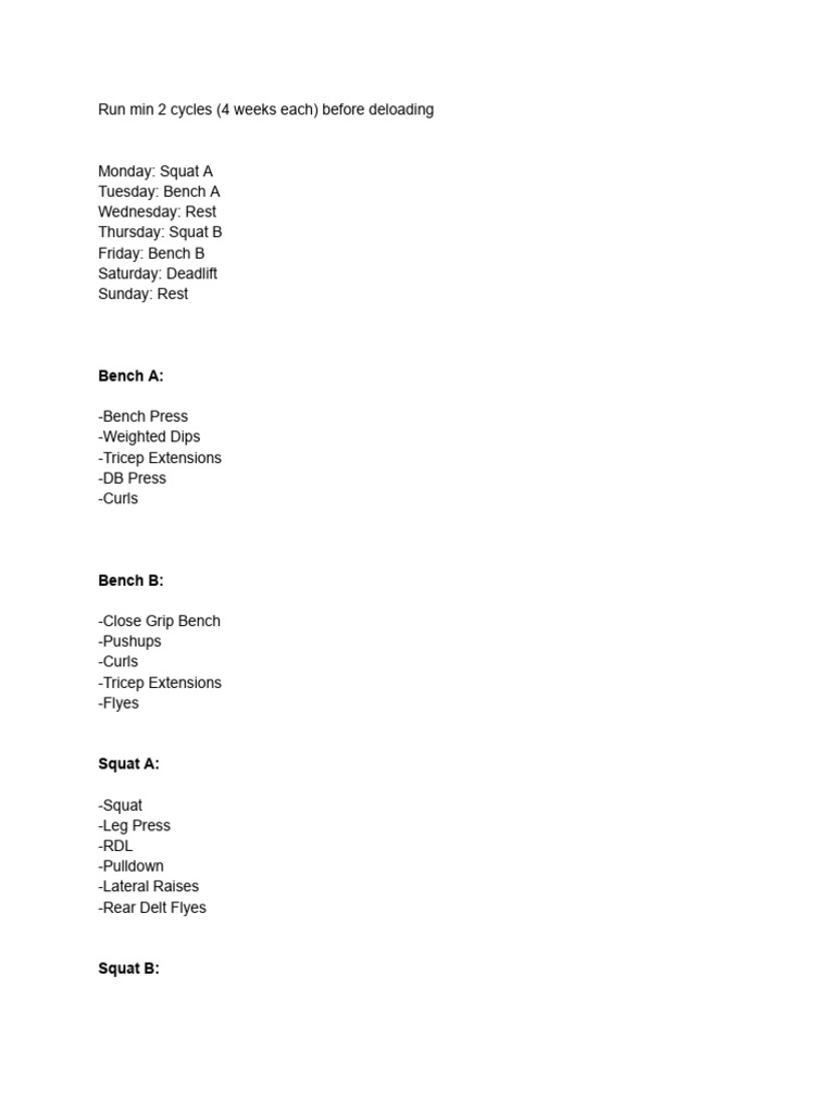 Greg Nuckols Program | PDF