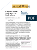 Congenital Adrenal Hyperplasia - ARTICLE AFP