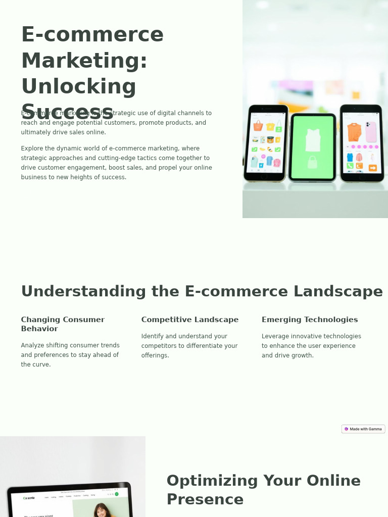 E-commerce Marketing Strategies for Success | PDF | E Commerce ...