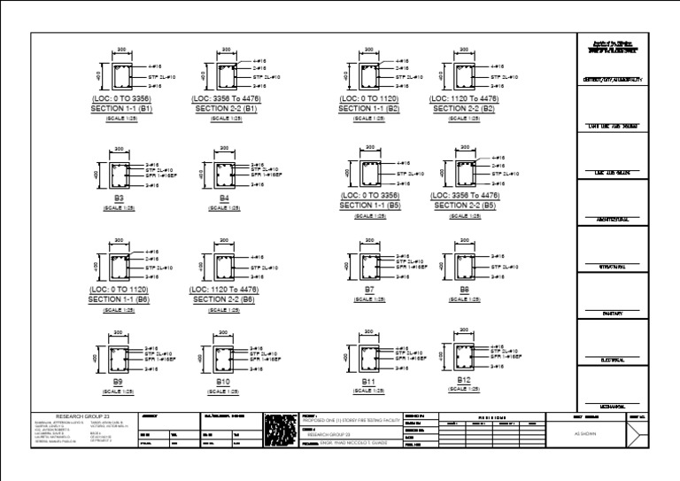 Ogctrl Beam Sections Grade Beam | PDF
