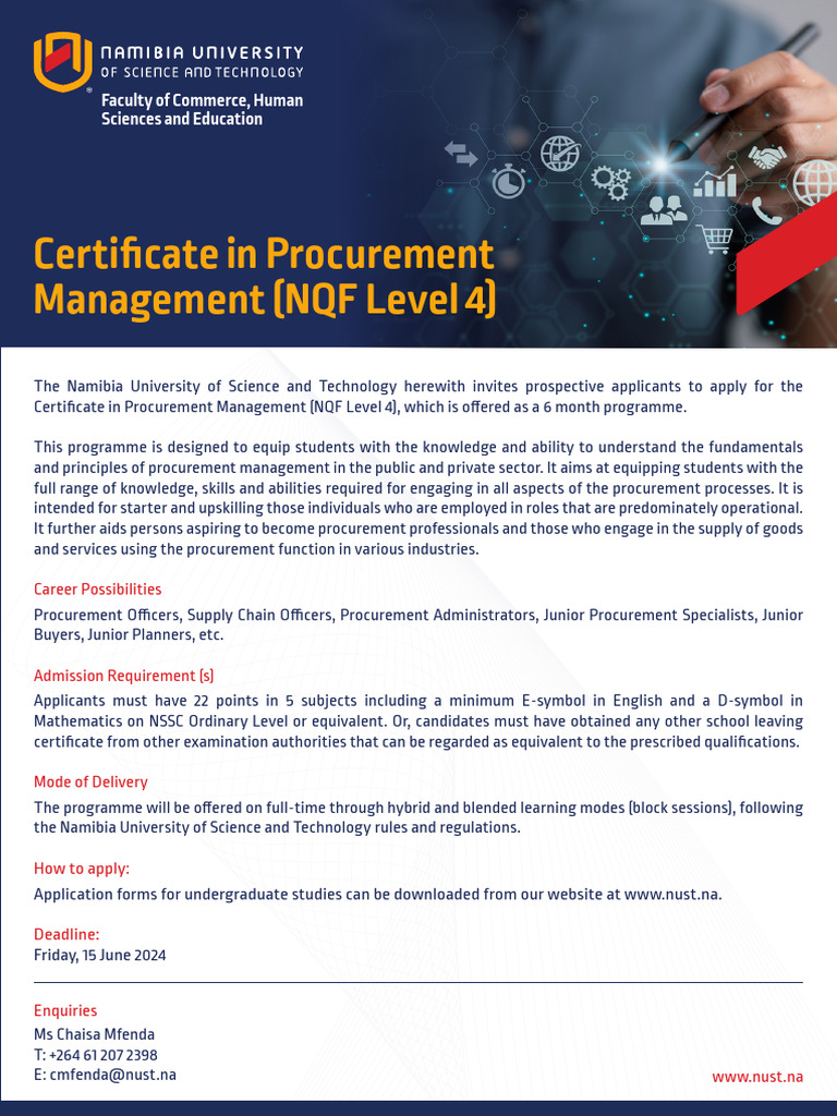 Certificate in Procurement Management | PDF