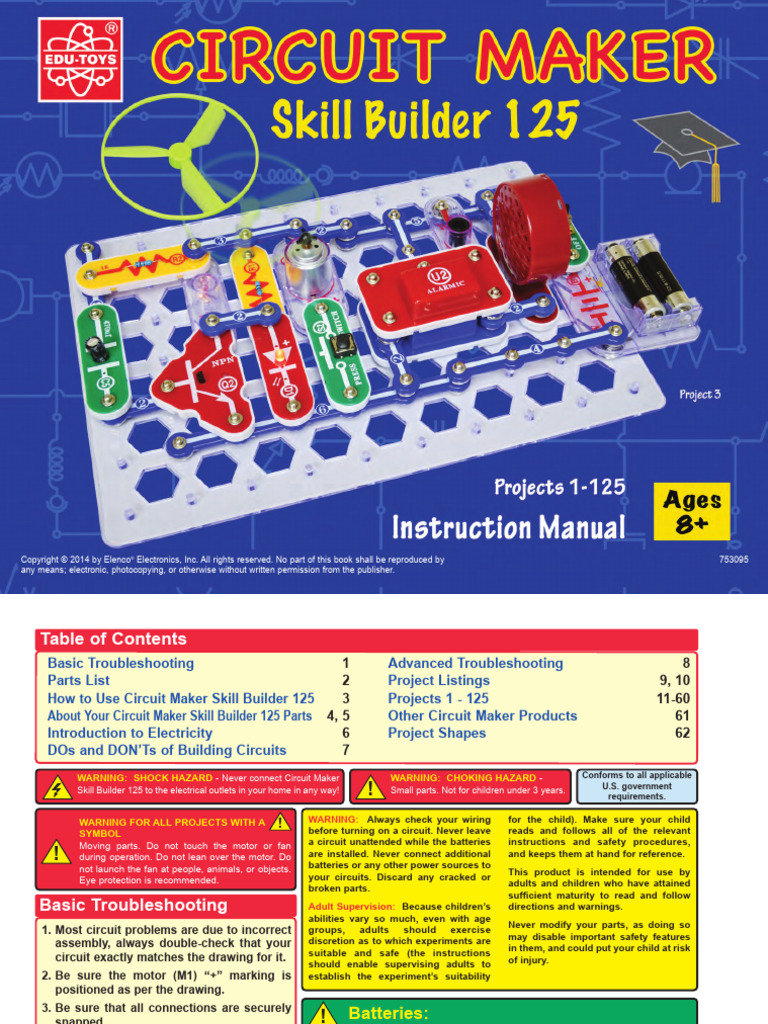 Manual de Snap Circuits en Español | PDF | Electrical Network | Resistor