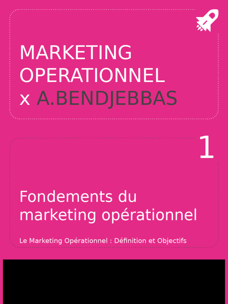 Stratégies de Marketing Opérationnel | PDF | Commercialisation ...