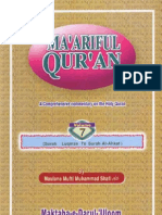 Maariful Quran -English- Mufti Muhammad Shafi (r.a) Vol 7