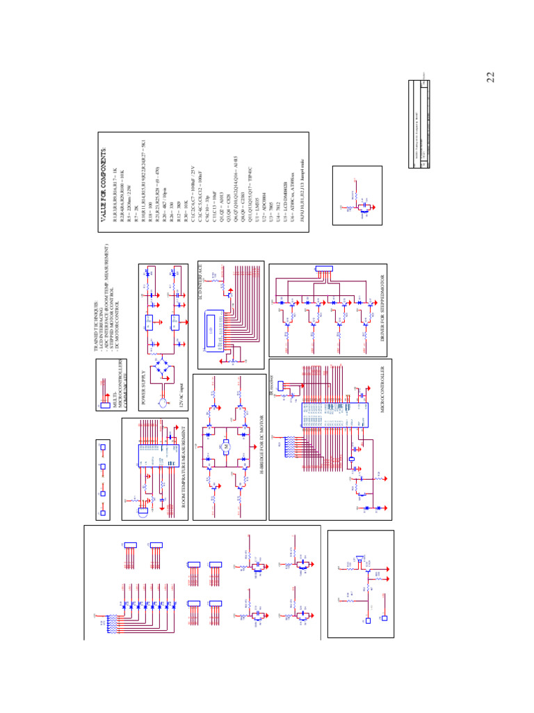 Microcontroller Circuit Diagrams | PDF