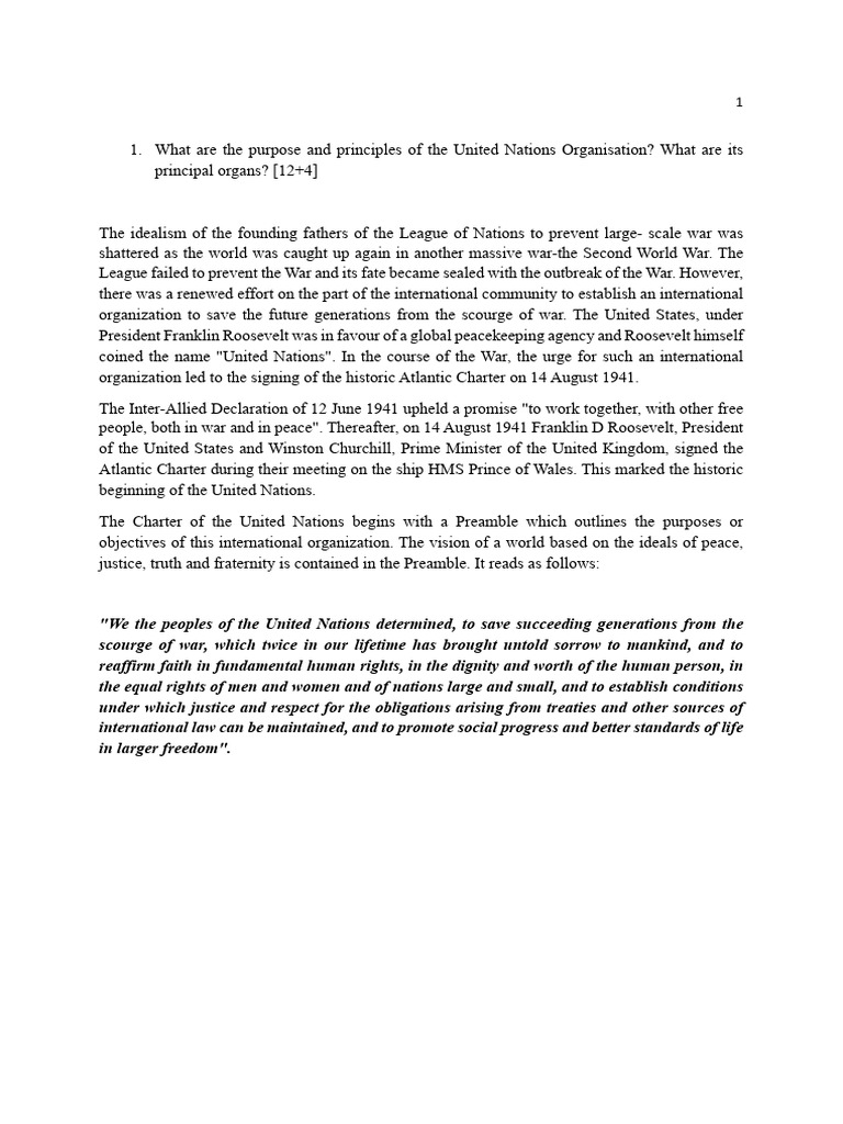C81229D5 | PDF | United Nations | International Relations